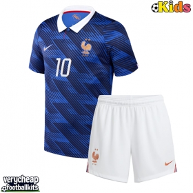 France Kylian Mbappe #10 Replica Home Minikit World Cup 2026 Short Sleeve (+ pants)